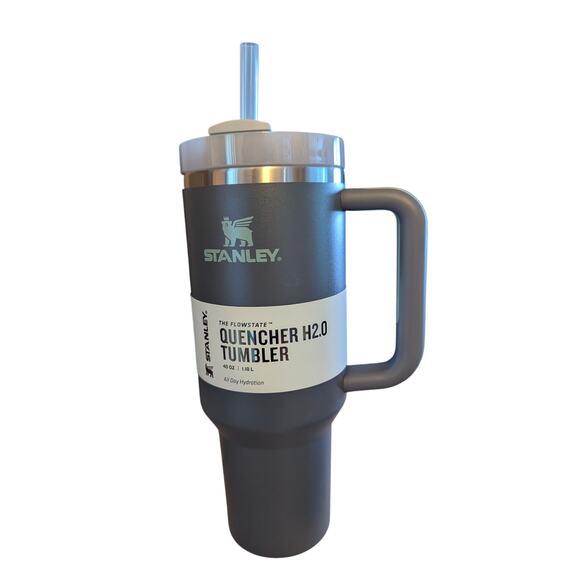NIB Stanley The Quencher H2.0 Flowstate™ Tumbler | 40 OZ - Charcoal - Picture 1 of 7